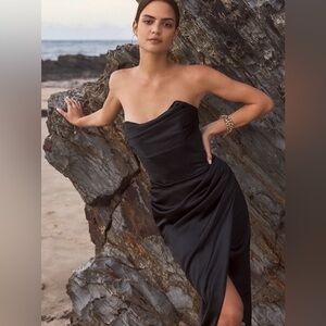 Brand new Bardot black corset dress NWT